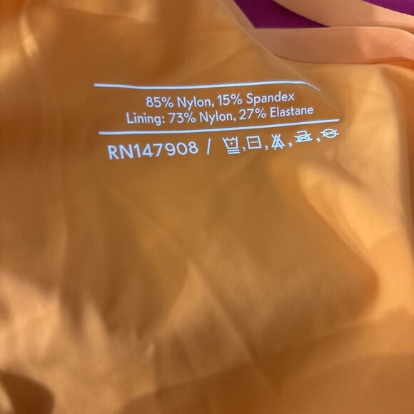 Outdoor Voices Womens Peach Athletic Exercise Dress, Size Small, Built in Shorts - Picture 7 of 7